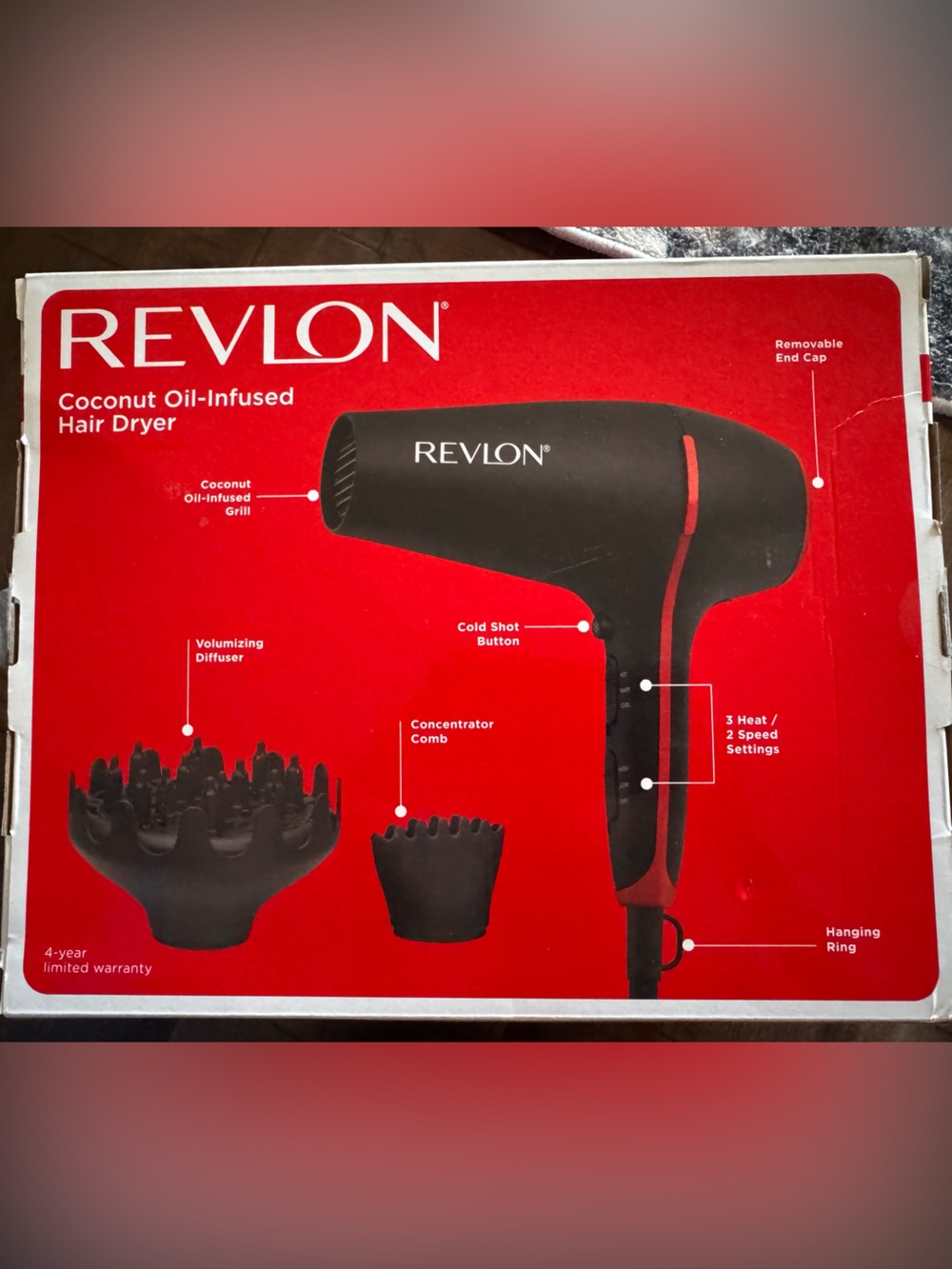 Revlon Coconut Oil-Infused Hair Dryer